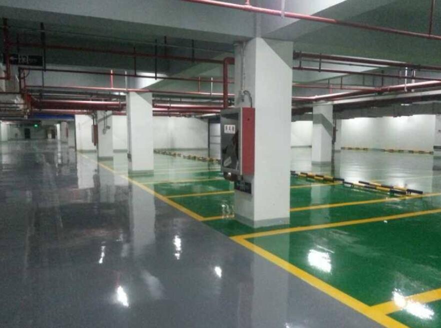 地下车库停车场地坪颜色