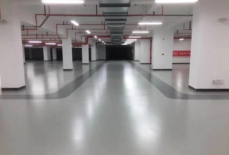 地下车库停车场地坪平整度